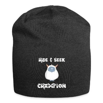 Hide and Seek Yeti - Jersey Beanie - charcoal grey - Front