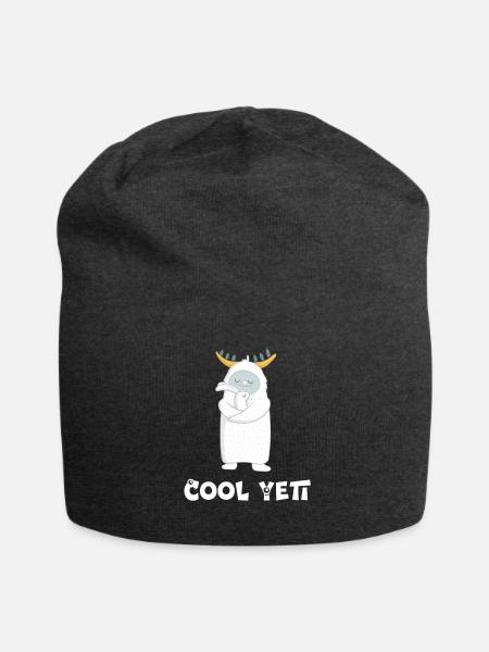 Cool Yeti - Jersey-Beanie - Anthrazit