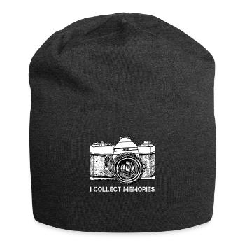 Fotograf Erinnerungen Geschenk - Jersey-Beanie - Anthrazit - Vorne