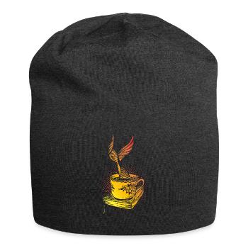Mermaid mermaid mermaid fairy tale - Jersey Beanie - charcoal grey - Front