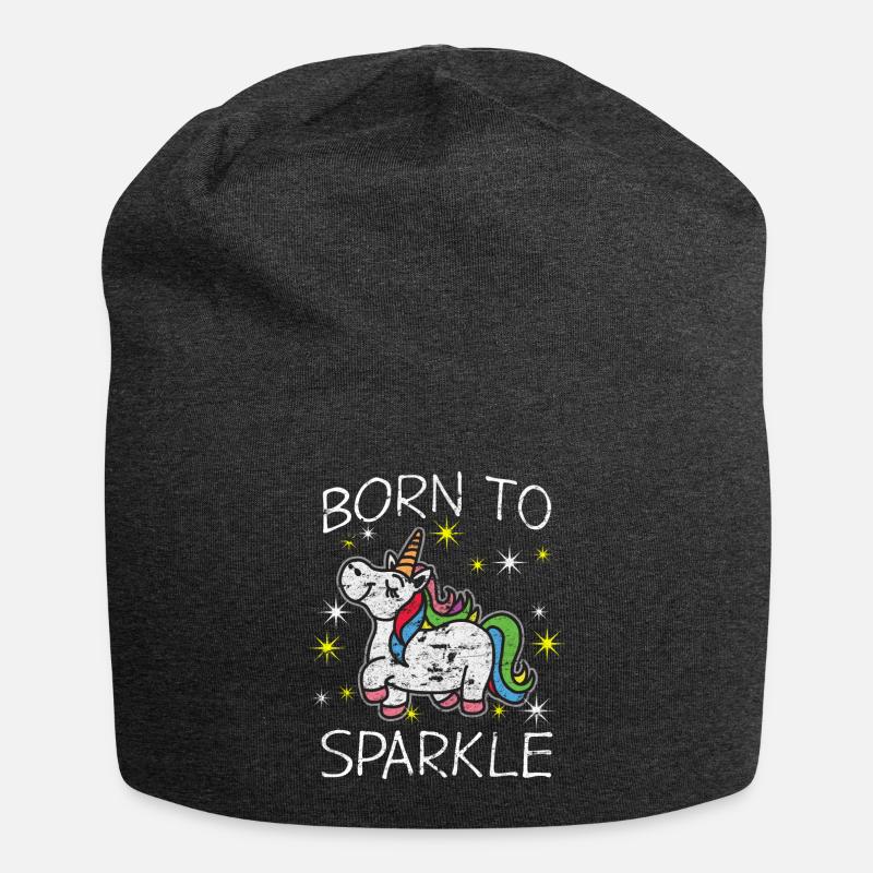 Einhorn - Jersey-Beanie - Anthrazit