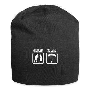 Paragliding - Jersey-Beanie - Anthrazit - Vorne