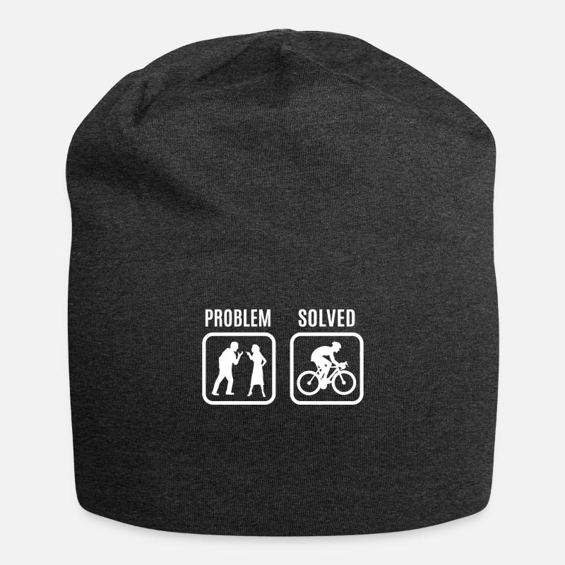 vélo - Bonnet en jersey - charbon