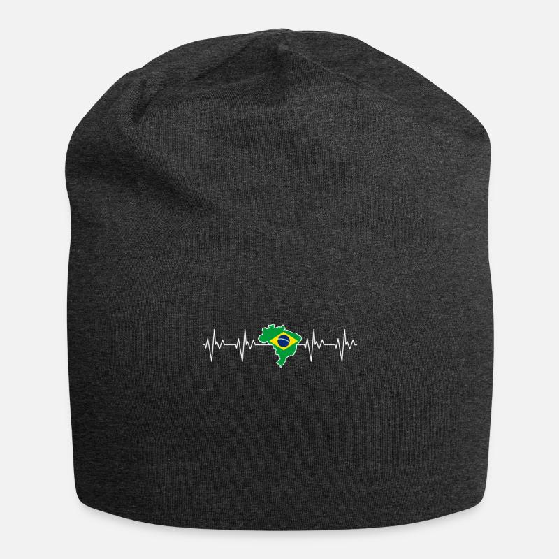 Brésil - Bonnet en jersey - charbon
