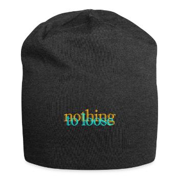 nothing to lose - Jersey Beanie - charcoal grey - Front