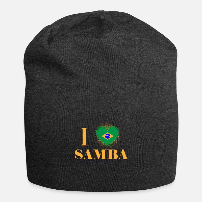 samba - Jersey Beanie - charcoal grey