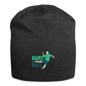 Handball Circle Litter Shirt Gift Men Women - Jersey Beanie - charcoal grey - Front