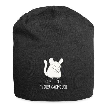 Chinchilla - Chinchillas - Sarkasmus - Sarkastisch - Jersey-Beanie - Anthrazit - Vorne