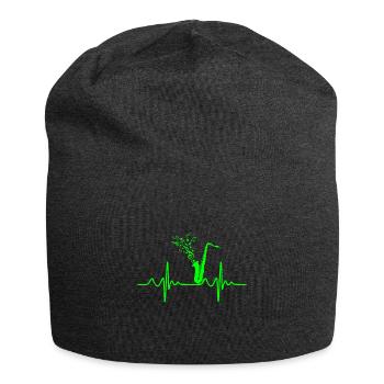 saxophone - Jersey Beanie - charcoal grey - Front