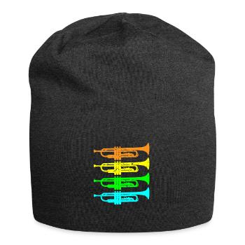 trompette - Bonnet en jersey - charbon - Devant