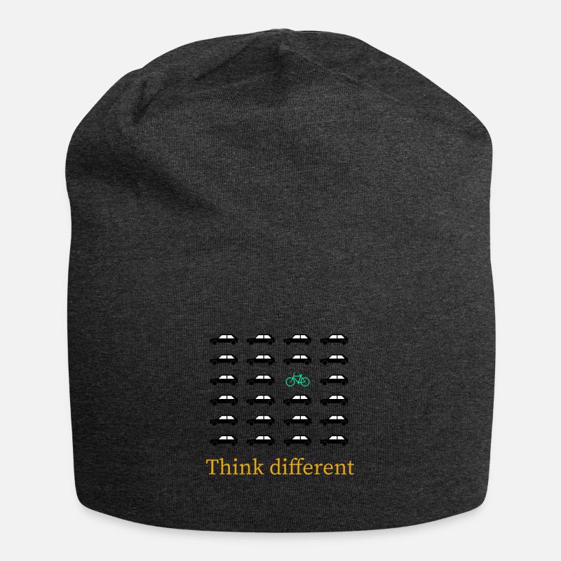 Car Bicycle Ecologically Ecological Gift - Jersey Beanie - charcoal grey