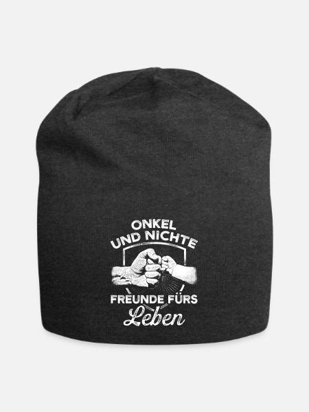 ONKEL UND NICHTE Freunde fürs Leben - Jersey-Beanie - Anthrazit