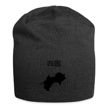 Carte de Shikoku - Bonnet en jersey - charbon - Devant