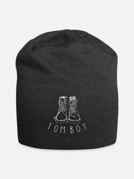 Tom Boy Shirt Tomboy Shirt für Frauen - Jersey-Beanie - Anthrazit