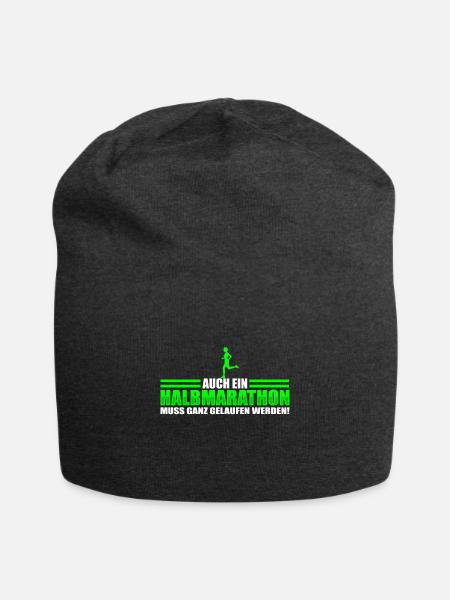 Joggen - Jersey-Beanie - Anthrazit