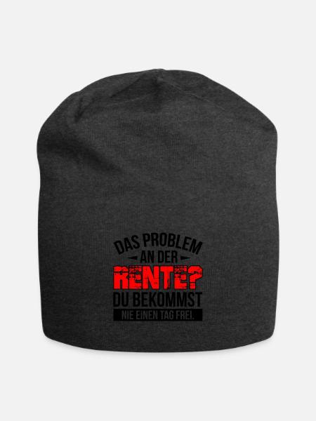Rente - Jersey-Beanie - Anthrazit