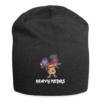 Funny Heavy Metal Rock Band Chemistry Elements Music - Jersey Beanie - charcoal grey - Front