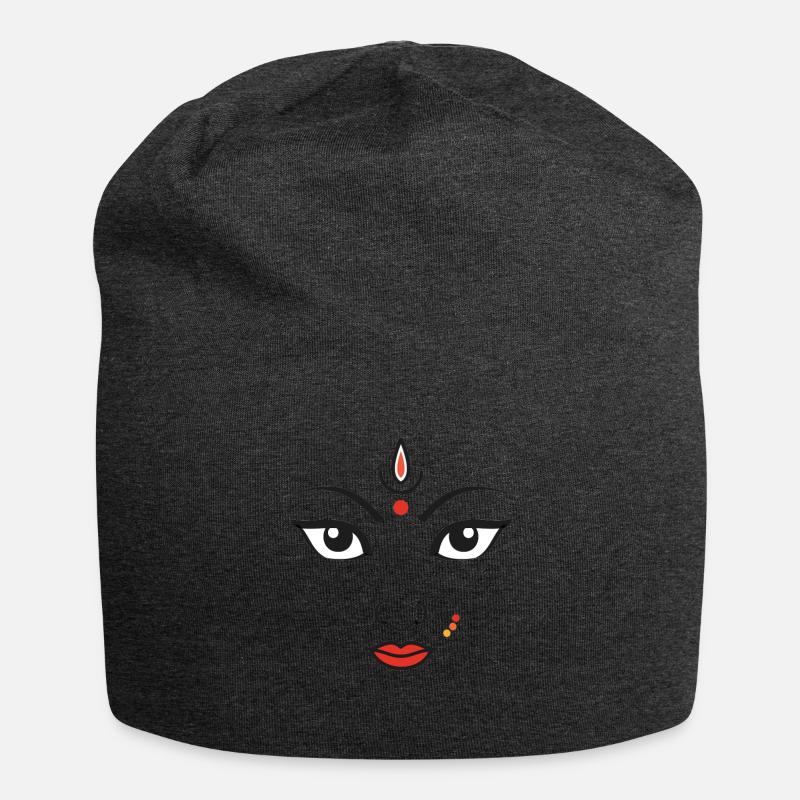 Indien Götting Durga - Jersey-Beanie - Anthrazit
