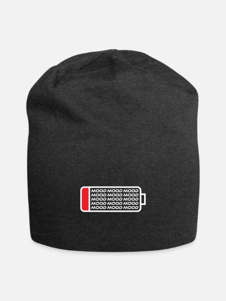 Mood - Jersey-Beanie - Anthrazit
