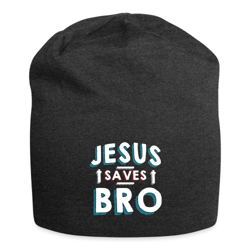 Jesus rettet Bruder Cooles Tshirt für Christen - Jersey-Beanie