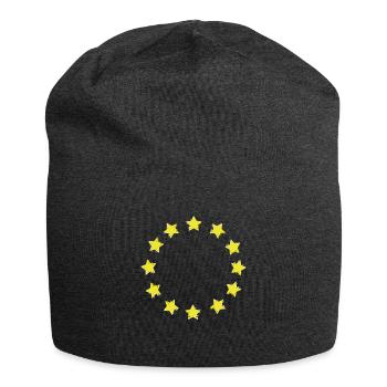 EU European Union flag European Union flag - Jersey Beanie - charcoal grey - Front