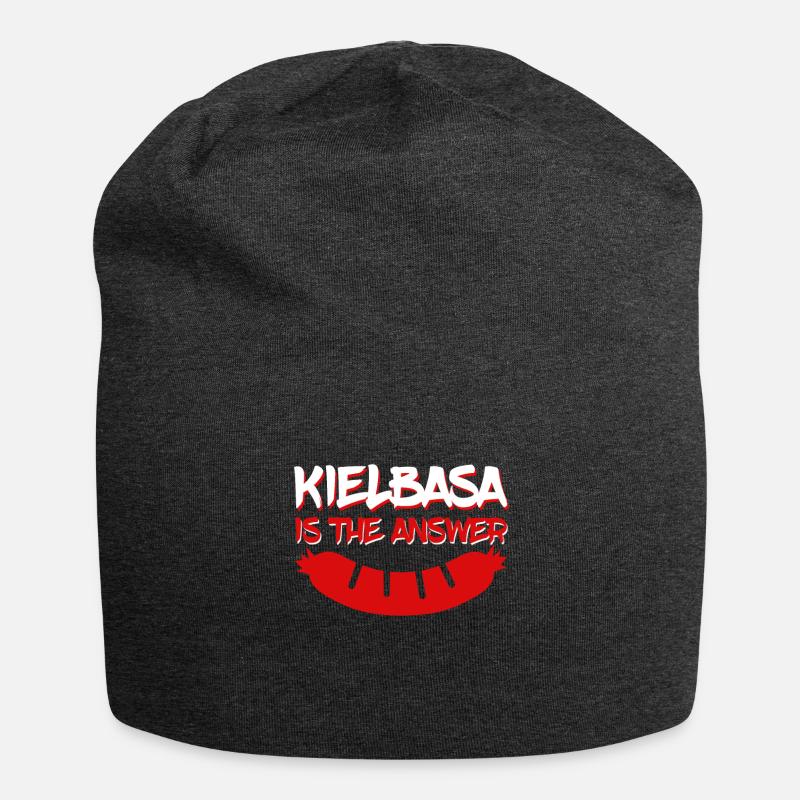 Polnisch Polnisches Polnischer Polen Polska - Jersey-Beanie - Anthrazit