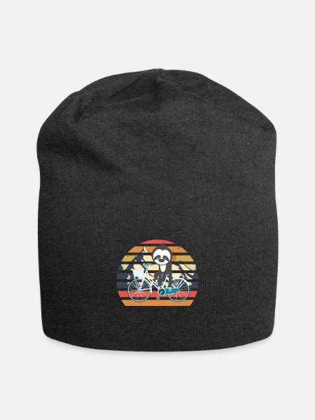 Faultier Fahrrad - Jersey-Beanie - Anthrazit