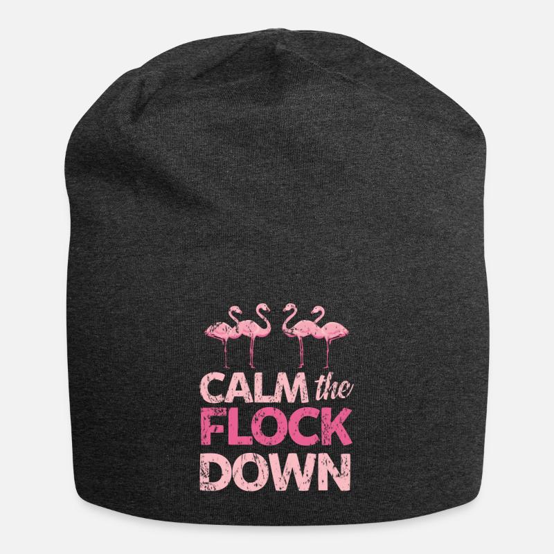 Flamingo - Jersey-Beanie - Anthrazit