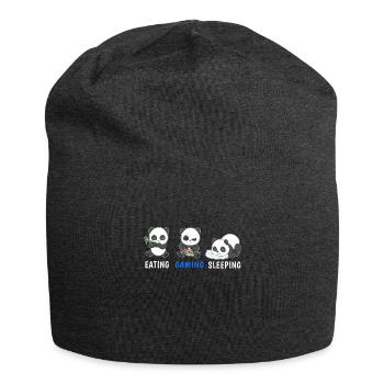 Console de jeu vidéo Gamma Sleep Gaming Sleep - Bonnet en jersey - charbon - Devant