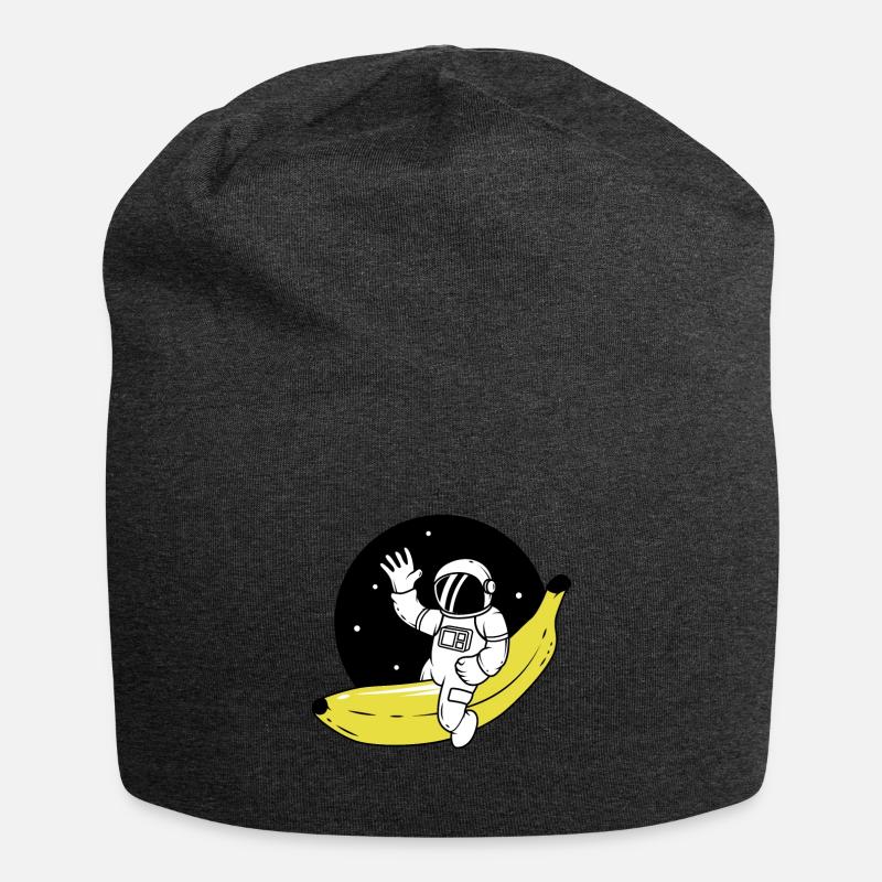 Astronaute de la banane de l'espace - Bonnet en jersey - charbon
