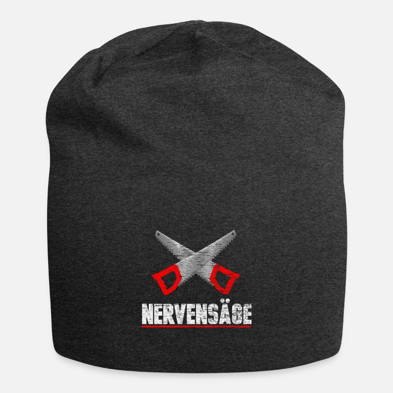 Nervensäge Lustig - Jersey-Beanie - Anthrazit