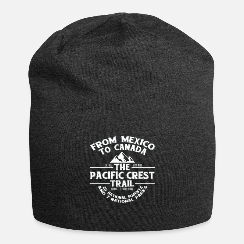 Der Pacific Crest Trail - Von Kanada nach Mexiko - Jersey-Beanie - Anthrazit