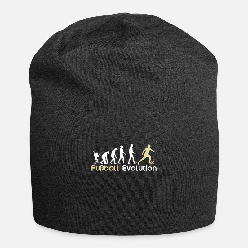 Fußball Evolution - Jersey-Beanie - Anthrazit