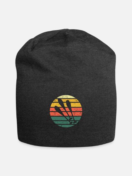 Retro Vintage Jongleur Jonglier Clubs - Jersey-Beanie - Anthrazit