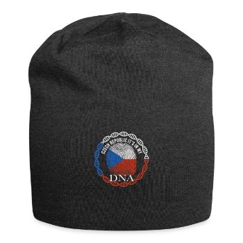 Tschechien Flagge DNA - Jersey-Beanie - Anthrazit - Vorne