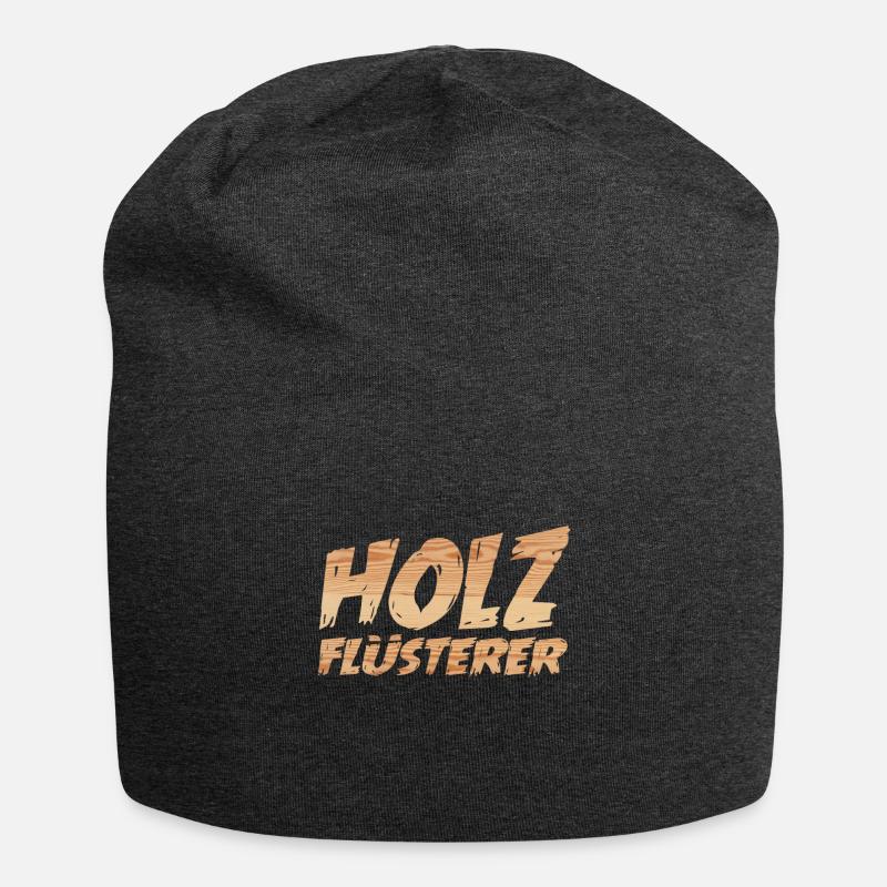 Holz Flüsterer - Jersey-Beanie - Anthrazit