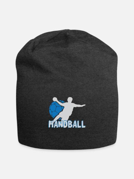 Handball Handballer Sprungwurf Geschenk - Jersey-Beanie - Anthrazit