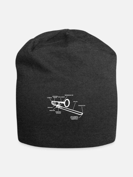 Posaune Musiklehrer - Jersey-Beanie - Anthrazit