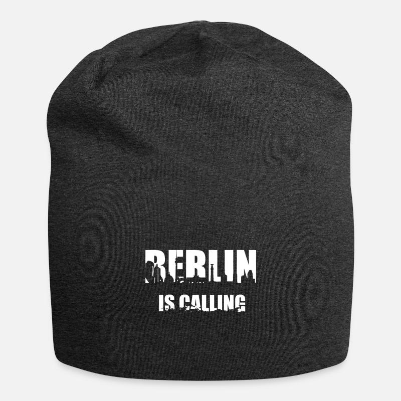 Berlin: la capitale de l'horizon célèbre son cadeau - Bonnet en jersey - charbon