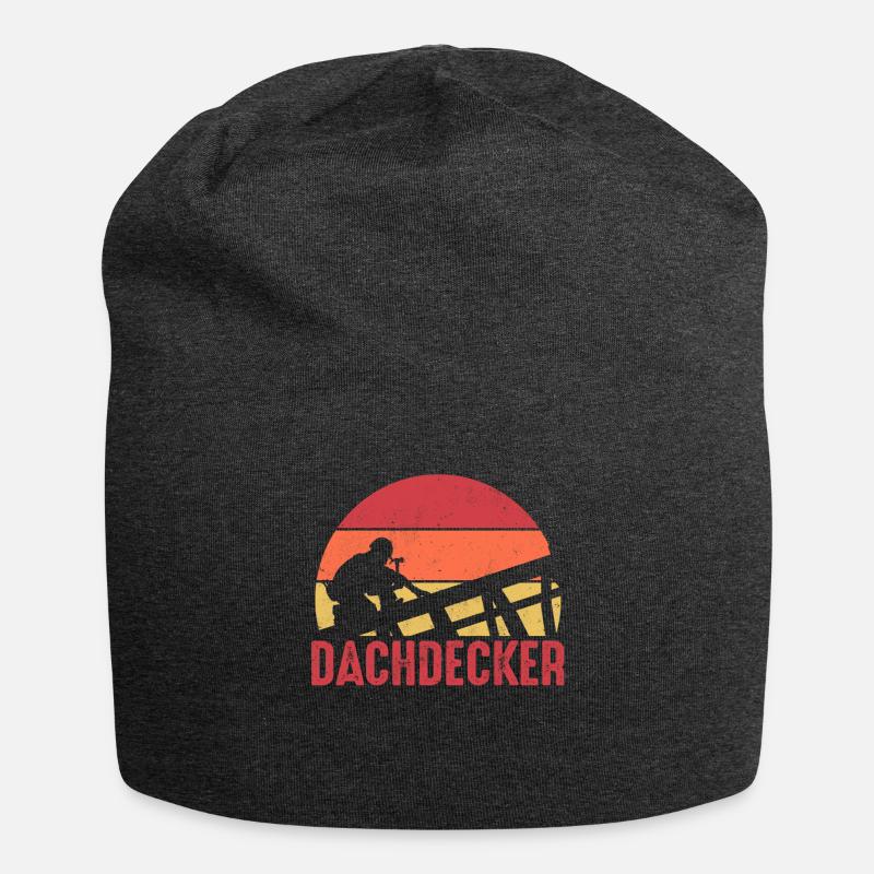 Dachdecker - Jersey-Beanie - Anthrazit