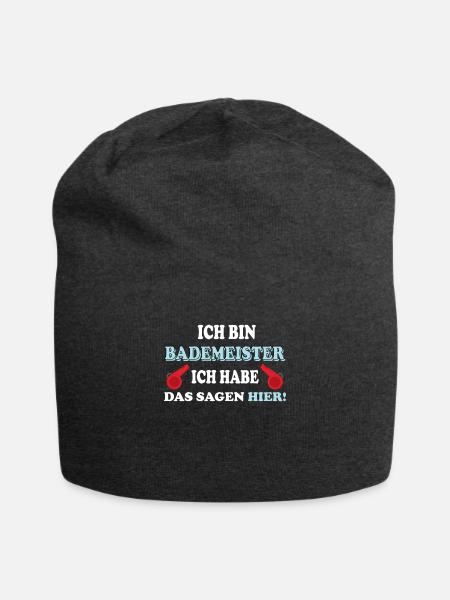 Bademeister - Jersey-Beanie - Anthrazit