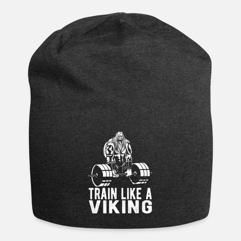 Bodybuilder Wikinger - Jersey-Beanie - Anthrazit
