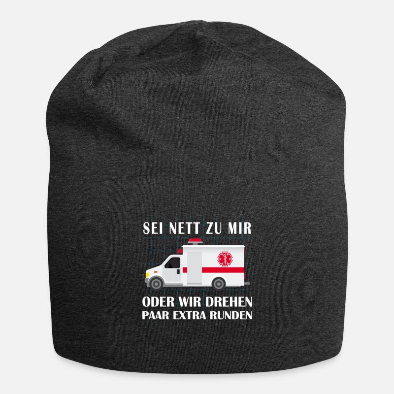 Sanitäter - Sei Nett Zu Mir - Jersey-Beanie - Anthrazit