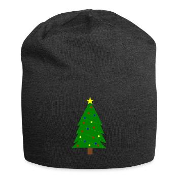Ugly Christmas Christmas Tree T-Shirt - Jersey Beanie - charcoal grey - Front