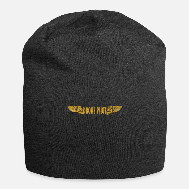 Drone Pilot - drone pilot - Jersey Beanie - charcoal grey