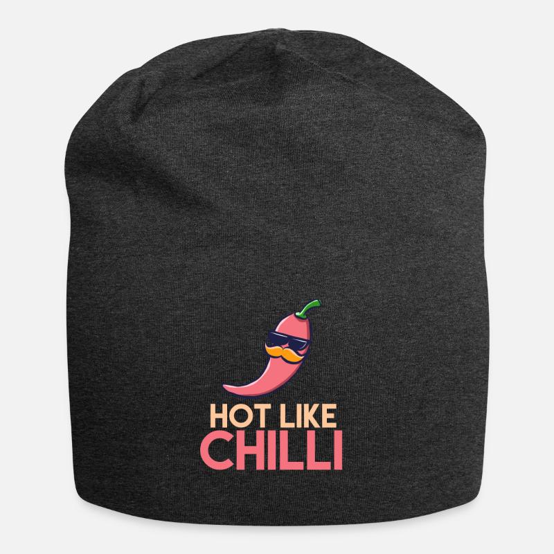 Hot like Chilli - Jersey-Beanie - Anthrazit