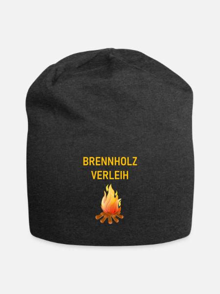 brennholz verleih - Jersey-Beanie - Anthrazit