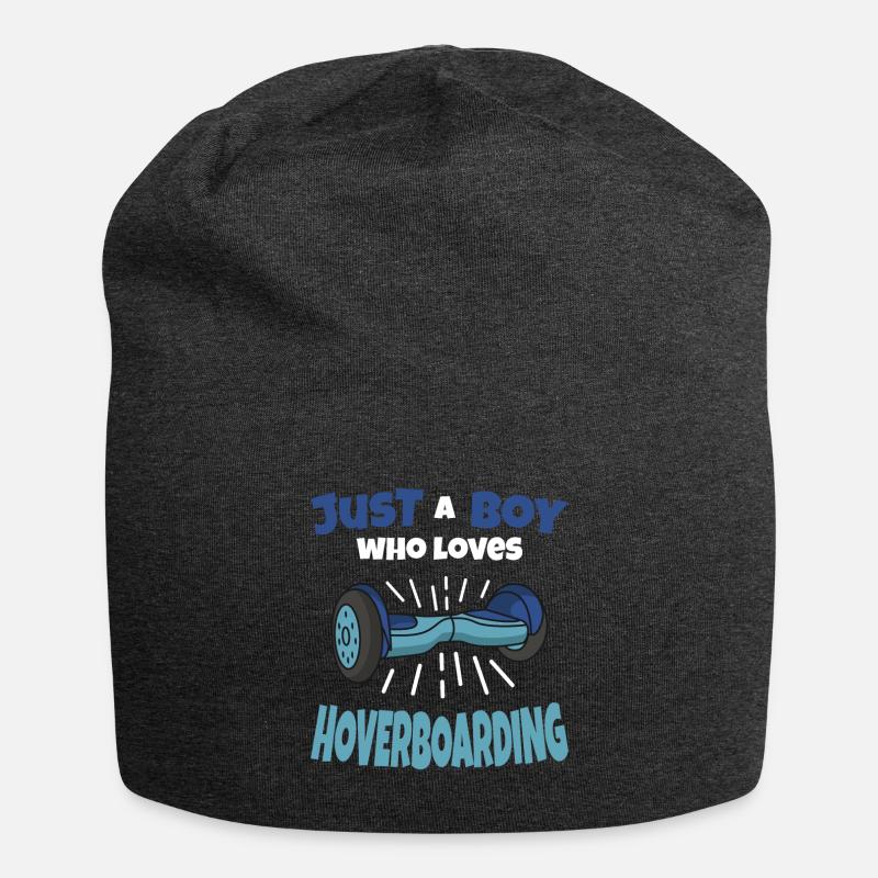 Hoverboard Junge Geschenkidee - Jersey-Beanie - Anthrazit