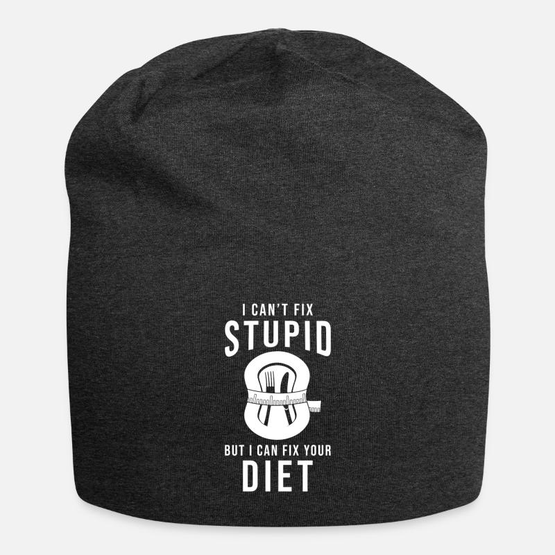 Ernährungberater Diätassistent - Jersey-Beanie - Anthrazit
