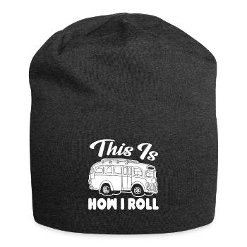 Busfahrer Busfahrer So fahre ich - Jersey-Beanie - Anthrazit - Vorne